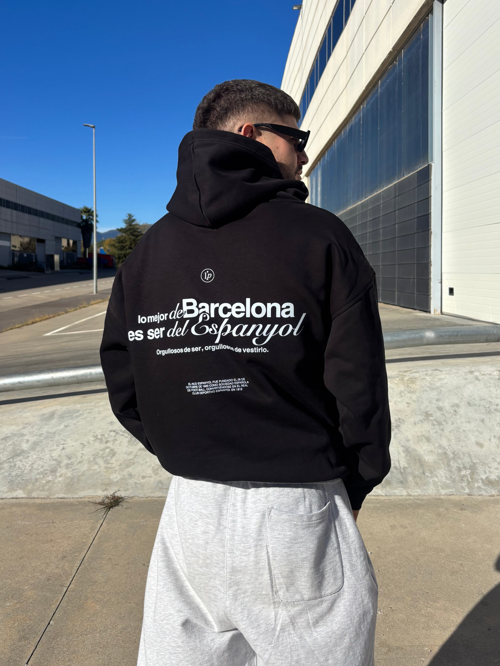 Sudadera Lo mejor de Bcn - Negra Adultos